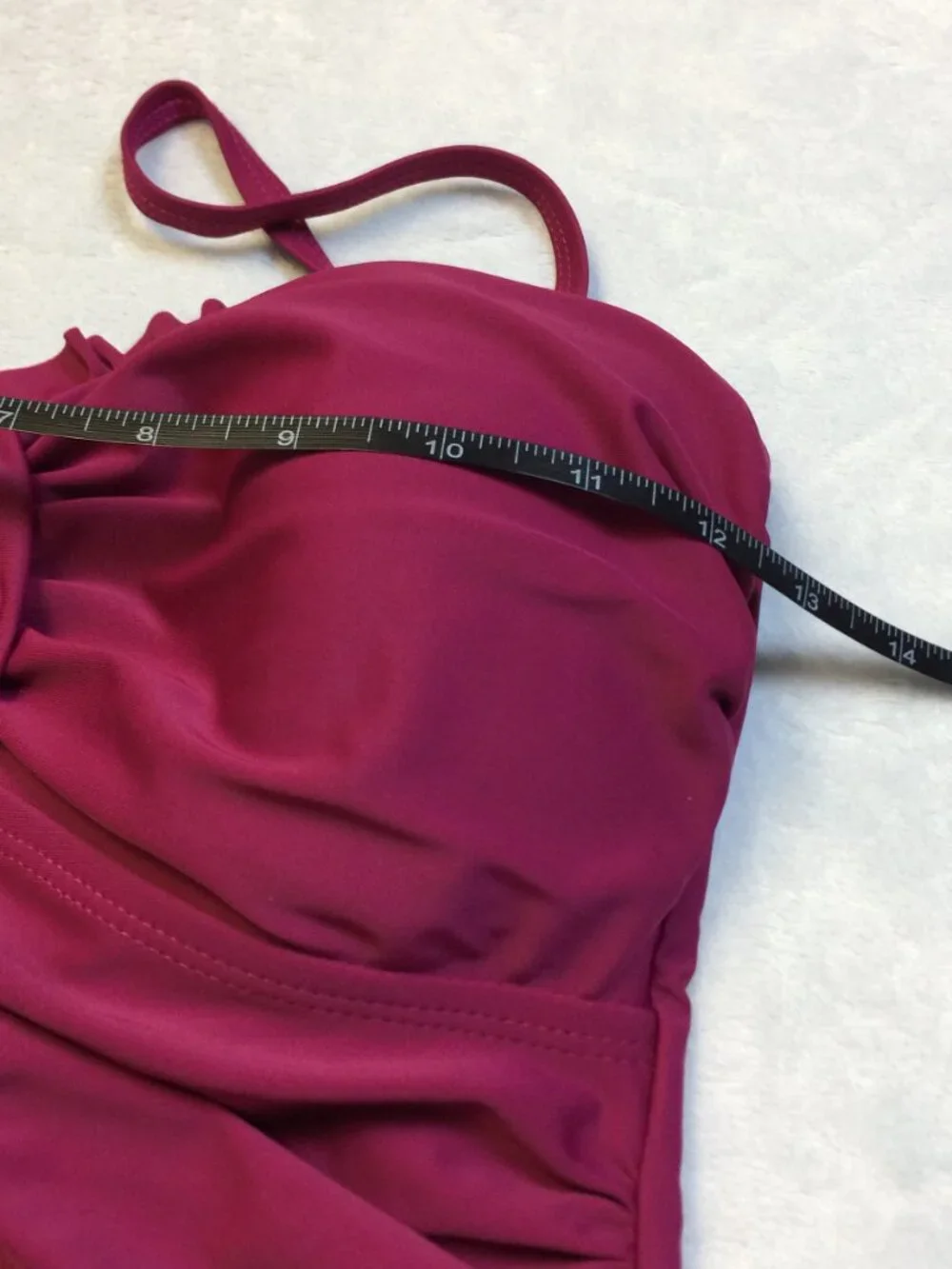 Shore Shapes Swimwear One Piece Size 10 Womans Pink Wireless Retro Pinup Resort